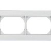 Ramka dwukrotna pozioma biała