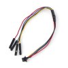 Qwiic przewód elastyczny żeński z wtykiem 4-pin 16,5cm - SparkFun CAB-22726