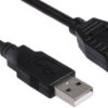 Kabel USB Złącze A USB A Złącze B USB A dł. 1.8m Przewód przedłużający USB USB 2.0 kolor: Czarny