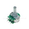 Potencjometr obrotowy 2x50k B drabinka SMD oś moletowana
