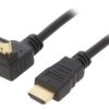 Kabel HDMI wtyk,HDMI wtyk 90 góra/dół, PVC, HDMI 2.0, dł. przewodu: 1,8m CC-HDMI490-6