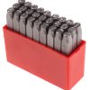 Zestaw wybijaków liter wysokość: 6mm 27-szt. Litery: A → Z RS PRO