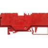 Złączka szynowa 4-przewodowa 2,5mm2 czerwona 280-830
