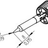 0142PDLF05 ERSADUR soldering tip, 0.5 mm, pencil tip