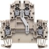 Multi level terminal block, screw connection, 0.5-4.0 mm², 24 A, 8 kV, dark beige, 1041610000
