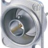 złącze żeńskie do wbudowania pionowego 75 Ω Neutrik NBB75DSI 1 szt. NBB75DSI