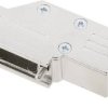 encitech DCMR09-FK-K 6560-0501-01 Obudowa złącza D-SUB Ilość styków: 9 metal 90 ° srebrny 1 szt.