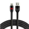 Kabel Przewód Pleciony Usb - Usb-C / Typ-C Rgb Led Everactive Cbb-2Cbr 200Cm...