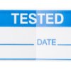 Etykieta samoprzylepna z nadrukiem tekst Tested 140 szt. RS PRO Klej