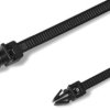 Cable tie, PA, (L x W) 210 x 4.6 mm, bundle-Ø 3 to 44 mm, black, -40 to 85 °C, 126-01001