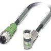 Kabel do czujników/elementów wykonawczych Phoenix Contact SAC-3P-M12MS/1,5-PUR/M 8FR-2L 1694907, złącze żeńskie M8, kąto