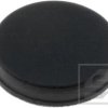 Nóźka samoprzylepna RF18-3;czarny; guma;średnica 18mm;wysokość T3.00mm