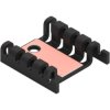 Heatsink, (L x W x H) 23 x 7 x 24 mm, 21.38 K/W, black anodized, 40901101242307