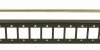 Panel stelażowy Panel do szafy RACK RS PRO moduły stelażowe 1U szerokość 482mm Czarny