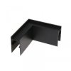 Łącznik L poziomy sufitowy do szynoprzewodów magnetyczncych czarny system SHIFT WLD+40021 Spectrum