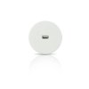 Ładowarka bezprzewodowa do Smartfona z portem USB biała OR-AE-1367/W