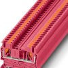 Through terminal block, push-in connection, 0.14-4.0 mm², 1 pole, 24 A, 8 kV, pink, 1233142