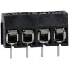 TruConnect 210444 4 Way 10A Black Interlocking Terminal Block 5mm