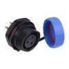 3 Pin Waterproof W17 Female Socket Panel Mount Connector IP68