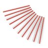 Wtyk goldpin 1x40 prosty raster 2,54mm - czerwony - 10szt. - justPi