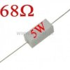 Rezystor cermetowy 68 Ohm 5W 10