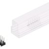 Pin header, 12 pole, pitch 2.54 mm, angled, black, 10049435