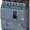 Wyłącznik kompaktowy MCCB, Typ H, 4-biegunowy, 100A, 690V, Siemens, 3VA2