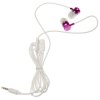 Słuchawki Douszne WESDAR HQ Biało-Różowe LADY z mikrofonem wt.Jack