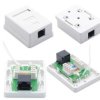 Gniazdo RJ45 8P8C Kat5e 1 portowe