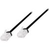 LogiLink CQ3003U Cat.6A Slim High-Flex Patch Cable U/UTP 0.15m Black