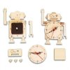 Robot Clock DIY Kit - Build Your Own STEM Toy