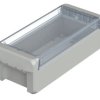 PC enclosure, (L x W x H) 191 x 80 x 60 mm, light gray (RAL 7035), IP66, 96024125
