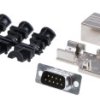 MH Connectors Złącze D-sub MHDCMR 9-pinowe Kąt prosty Nikiel