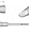 C470009 Lötspitze C470, Meißelform, C470009/5,5 x 1,5 mm, gerade