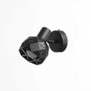 Spot reflektorek ścienny ruchomy REUS czarny z kloszem do salonu LP-8069/1WS BK Light Prestige