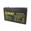 Long WP1224W VRLA Battery 12V 6Ah AGM Blade Terminal Low Self-Discharge