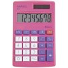 Maul 7261022 Calculator Pink 8 Digit Display Battery & Solar Powered