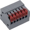 Zacisk sprężynowy KZ4791/6KD-2.54-H, do lutowania, 2,54 mm, 6 pin