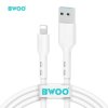 Przyłącze USB-iPhone BWOO - białe - 1m