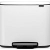 brabantia Bo 121005 Pojemnik na pedały 33 l stal (D x S x W) 363 x 540 x 440 mm biały Mechanizm z pedałem 1 szt.