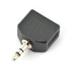 Adapter 3-pinowy wtyk Jack 3,5mm - 2x gniazdo Jack 3,5mm