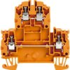 Multi level terminal block, screw connection, 0.5-4.0 mm², 32 A, 8 kV, orange, 1041960000