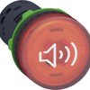 Schneider Electric XB5KS2M4 XB5KS2M4 Brzęczyk podświetlenie, zawiera gniazdo lampy (D x S x W) 55 x 29 x 29 mm czerwony