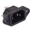 CL1920RB1 Panel Mount IEC C14 Input Socket 15A 250V CLIFF
