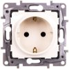 NILOE Gniazdo pojedyncze SCHUKO 2P+Z 16 A 250 V z przesłonami kremowe 764629