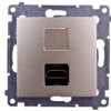 Simon 54 Gniazdo Hdmi Metalizowane Złoty Mat Dghdmi.01/44