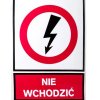 Tabliczka /znak zakazu/ TZZ 148x210S /NIE WCHODZIĆ/ E04TZ-01031140500