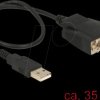 62958 Delock Converter USB 2.0 a Male > Serial DB9 Male ESD 35 cm