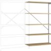Manuflex RP1127.9006 Moduł rozszerzający do regału (S x W x G) 960 x 2600 x 300 mm podłoga drewniana