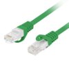 Patchcord kat.6 utp lszh cu 10m zielony fluke passed lanberg PCU6-10CU-1000-G